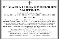 María Luisa Rodríguez Martínez